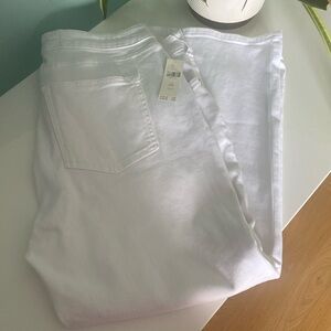 Anthropologie white jeans super cool